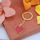 Celestial Night Sky Wills Point Heart Pendant Keychain