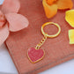 Celestial Night Sky Heart Keychain Lehi Utah