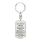 To My Grandson | Keychain For Grandson