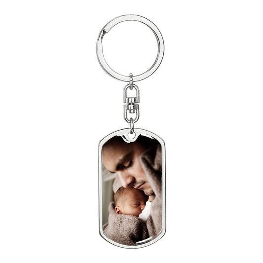 New Dad Keychain - Gift for New Father