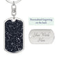 Celestial Night Sky Keychain London Vortex