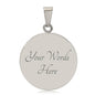 Celestial Night Sky Circle Pendant