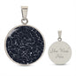 Celestial Night Sky Circle Pendant Bavikhove Belgium