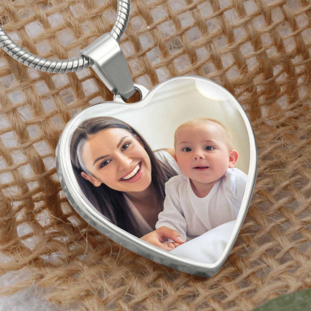 Mother's Day Photo Upload Necklace