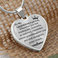 To My Granddaughter | Heart Pendant Necklace