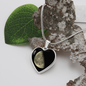 Moon Phase Heart Pendant Necklace