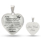 To My Granddaughter | Heart Pendant Necklace