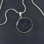 Celestial Night Sky Circle Pendant Bavikhove Belgium
