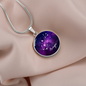 Celestial Night Sky Astrology Sign Custom Pendant Necklace Scorpio