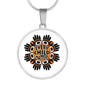 Every Child Matters Indigenous Community Canada Circle Pendant Personalized Necklace Silver Gold