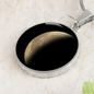 Personalized Celestial Crescent Moon Left Circle Pendant Necklace