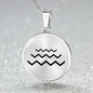 To My Daughter, Highs and Lows Circle Pendant Necklace