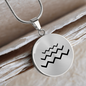 To My Daughter, Highs and Lows Circle Pendant Necklace