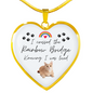 Rainbow Bridge Pet Loss Remembrance, Sympathy Gift for Cat loss