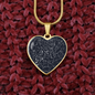 Personalized Celestial Night Sky Pendant, Custom Heart Pendant Necklace Silver and Gold, Unique Gift