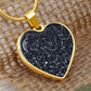 Celestial Night Sky Heart Pendant Rocky Mount