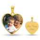Photo Upload Heart Necklace