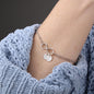 Tie the Knot Flower Girl Infinity Charm Bracelet Present