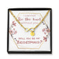 Tie the Knot Bridesmaid Gift, Personalized Infinity Charm Bracelet