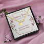 Tie the Knot Custom Text, Infinity Pendant Charm Bracelet, Wedding Thank you Gift