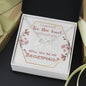 Tie the Knot Bridesmaid Gift, Personalized Infinity Charm Bracelet