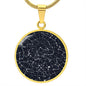 Celestial Night Sky Circle Pendant Bavikhove Belgium