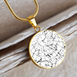 Celestial Night Sky Pendant Necklace