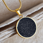Personalized Dublin Circle Pendant Necklace