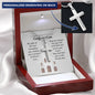 Personalized Confirmation Cross Necklace, Custom Engraved Confirmation Gift, Boys Cross Necklace, Congratulations Confirmation Message Card