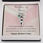 Mother of Three, Pea Pod Necklace, Mother's Day Gift