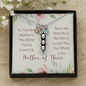Mother of Three, Peas in a Pod, Mother's Day Necklace