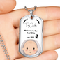 Welcome to the Dad Club Silver Gold Customizable Pendant Chain