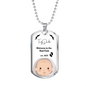 Welcome to the Dad Club Silver Gold Customizable Pendant Chain