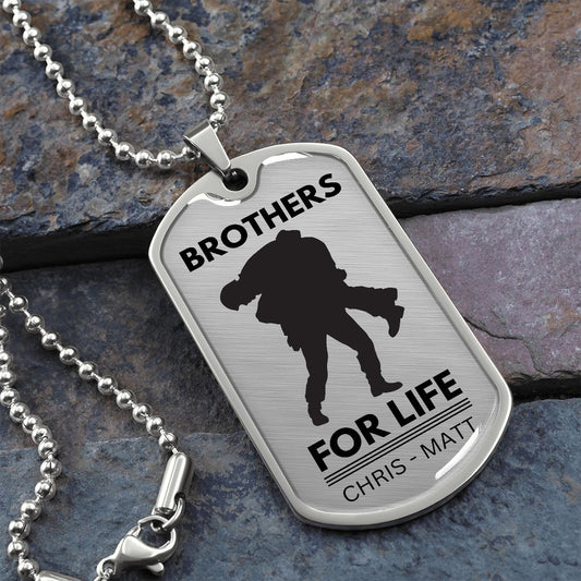 Brothers For Life | Custom Dog Tag