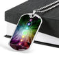 Seven Chakra Alignment Soul Purpose Necklace, Silver Gold Jewelry