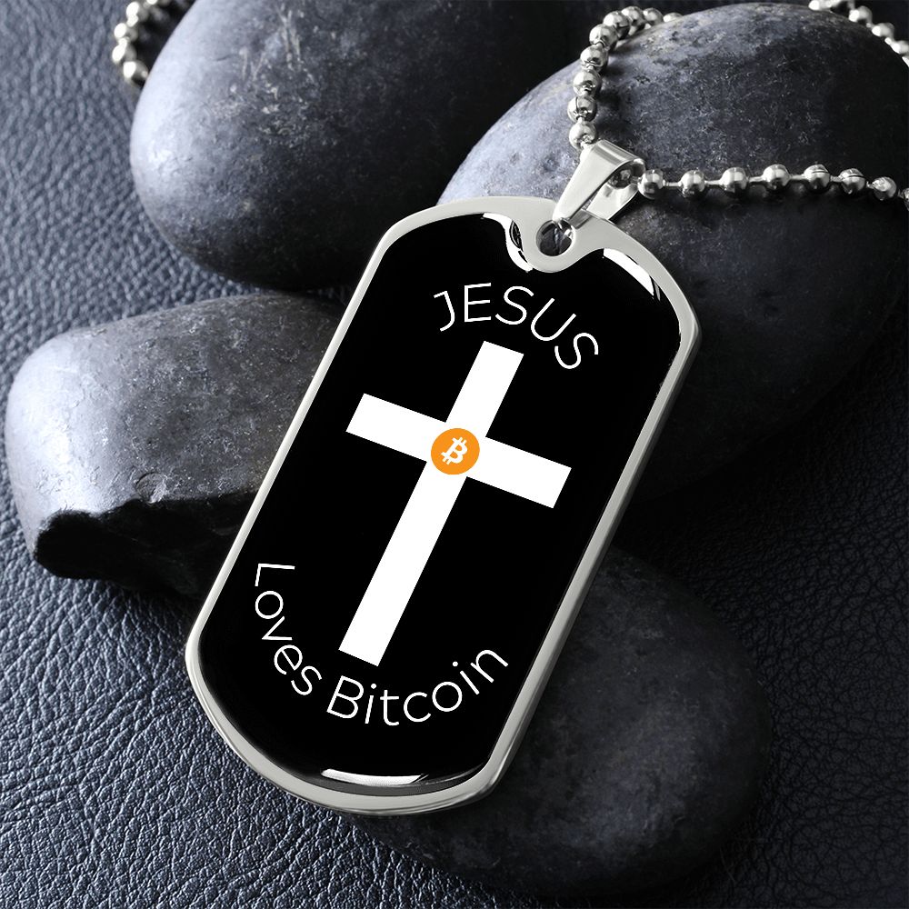 Bitcoin Contemporary Dog Tag