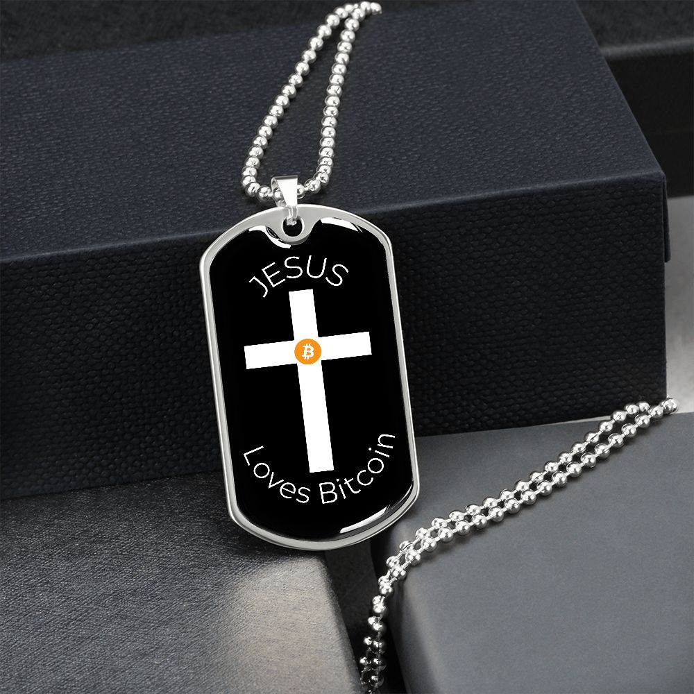 Bitcoin Contemporary Dog Tag