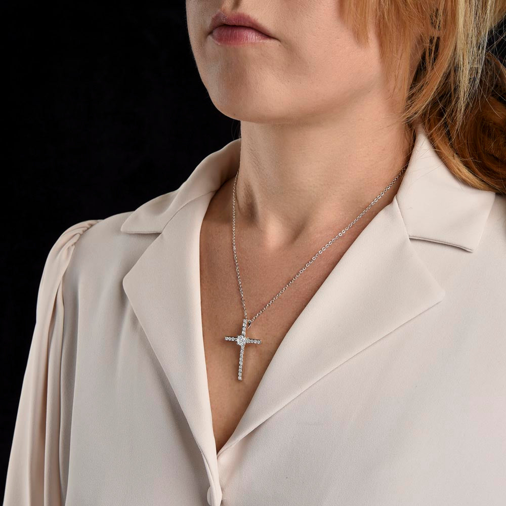 First Communion Cross for Girls. Gift Set, Religious Gift