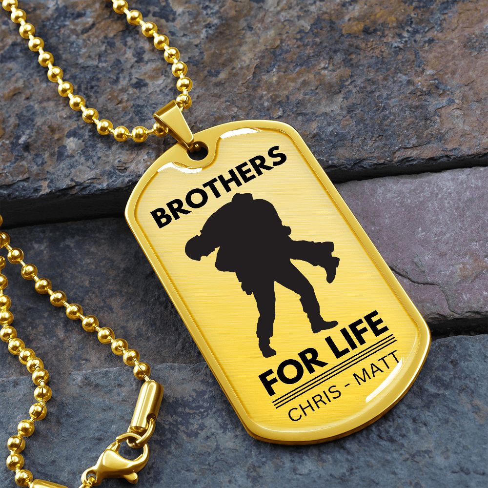 Brothers For Life | Custom Dog Tag