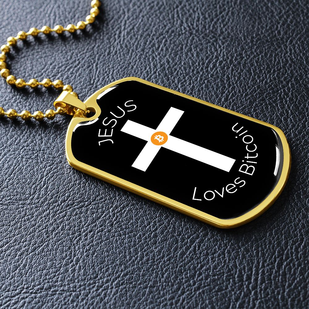 Bitcoin Contemporary Dog Tag