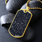 Celestial Night Sky Dog Tag Necklace Burlington WI