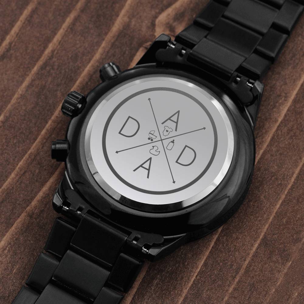 Happy Father's Day Dada father-to-be Men's Watch