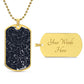 Celestial Night Sky Dog Tag Tehachapi