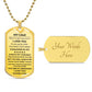 Cale Dog Tag