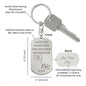 I Love You | State Long Distance Keychain