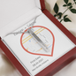 Custom Coordinates Necklace Under the Wisteria