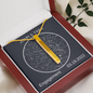 Custom Coordinates Necklace John & Tara