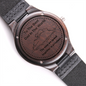 Father's Day - Baby and Daddy Bear - Wooden Watch