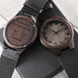 To My Dad on Father's Day - Bear and Cub - Est. 2022 Wooden Watch