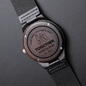 First Father's Day, Best Buds Engraved Wood Watch